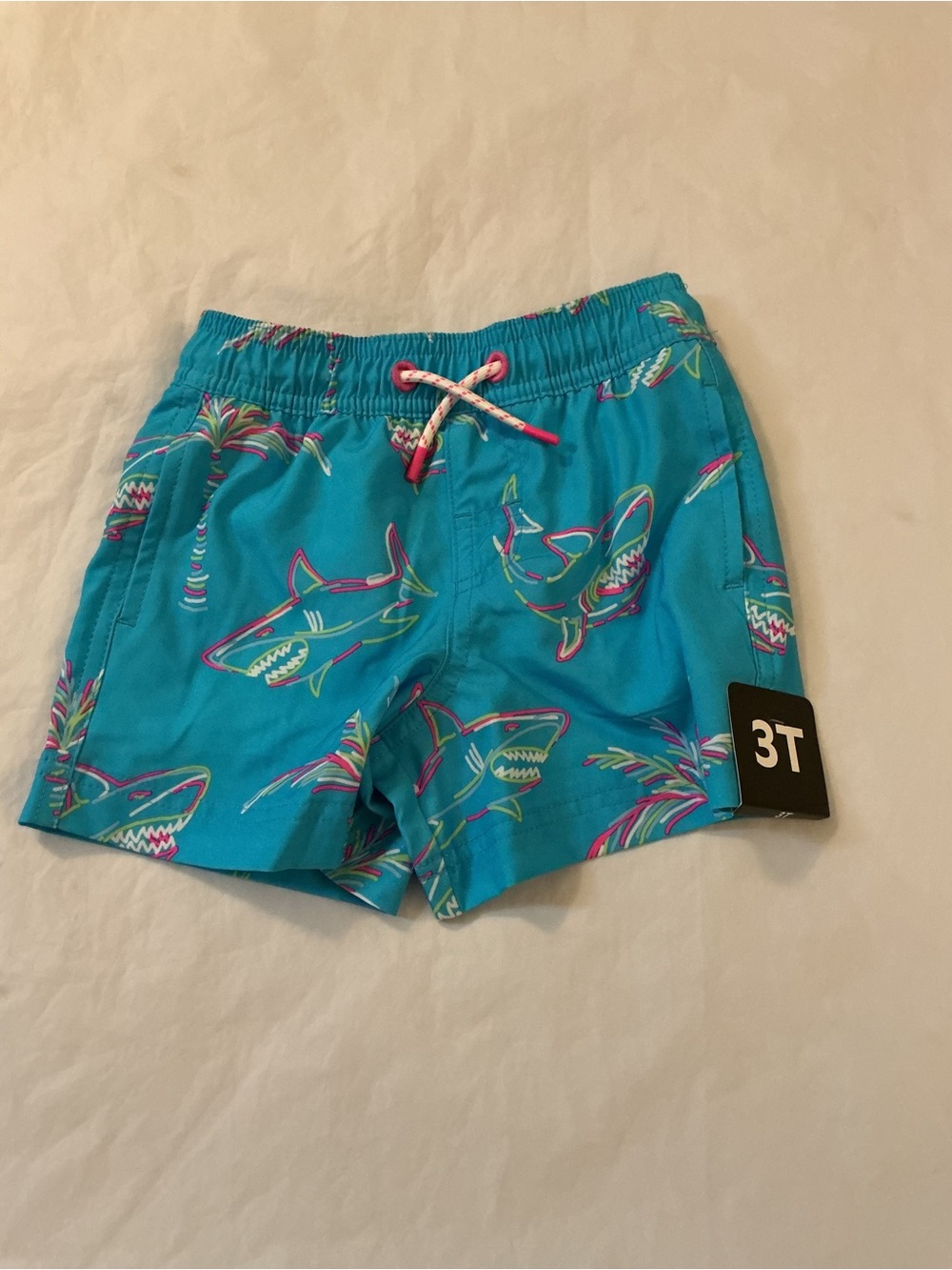 NWT Member’s Mark lined swim trunks 3T